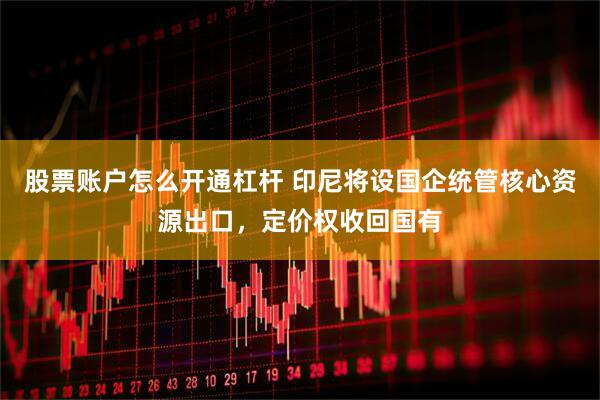 股票账户怎么开通杠杆 印尼将设国企统管核心资源出口，定价权收回国有